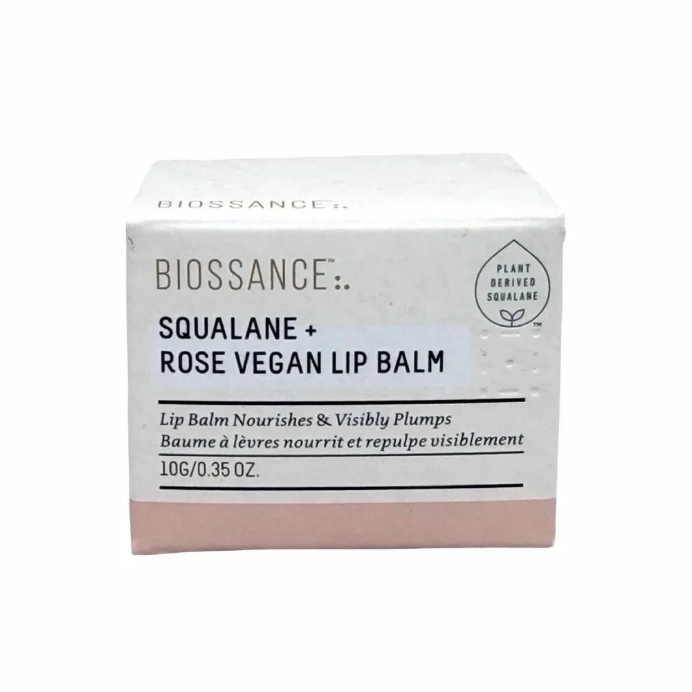 Biossance Squalane + Rose Vegan Lip Balm - 0.35 oz / 10g